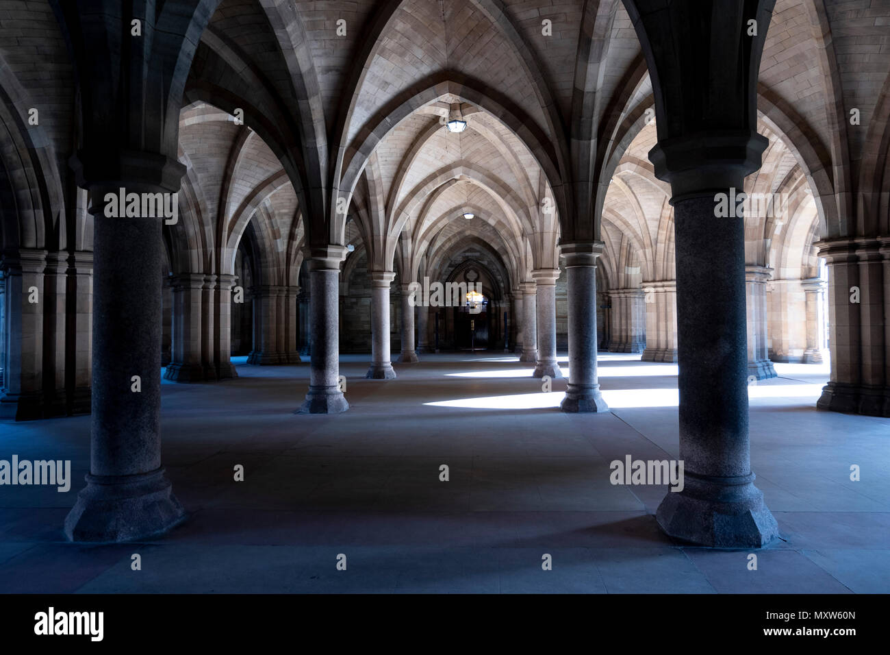 ' Universita' di Glasgow, uno dei più antichi univercities dell Europa e uno dei beautiest univercities del mondo, Scotland, Regno Unito Foto Stock