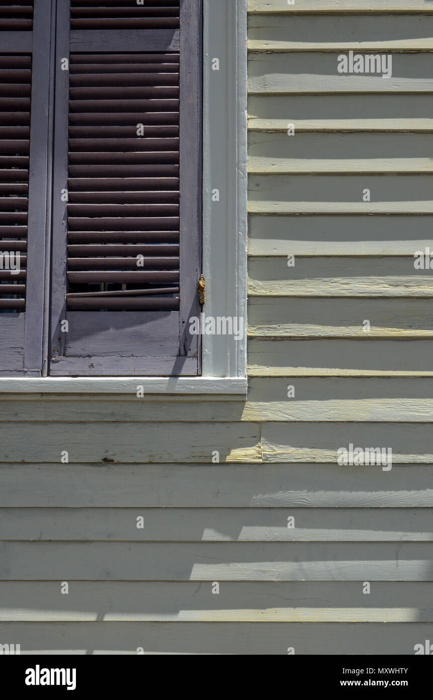 Vari colori, texture e architettura intorno a New Orleans, Louisiana Foto Stock