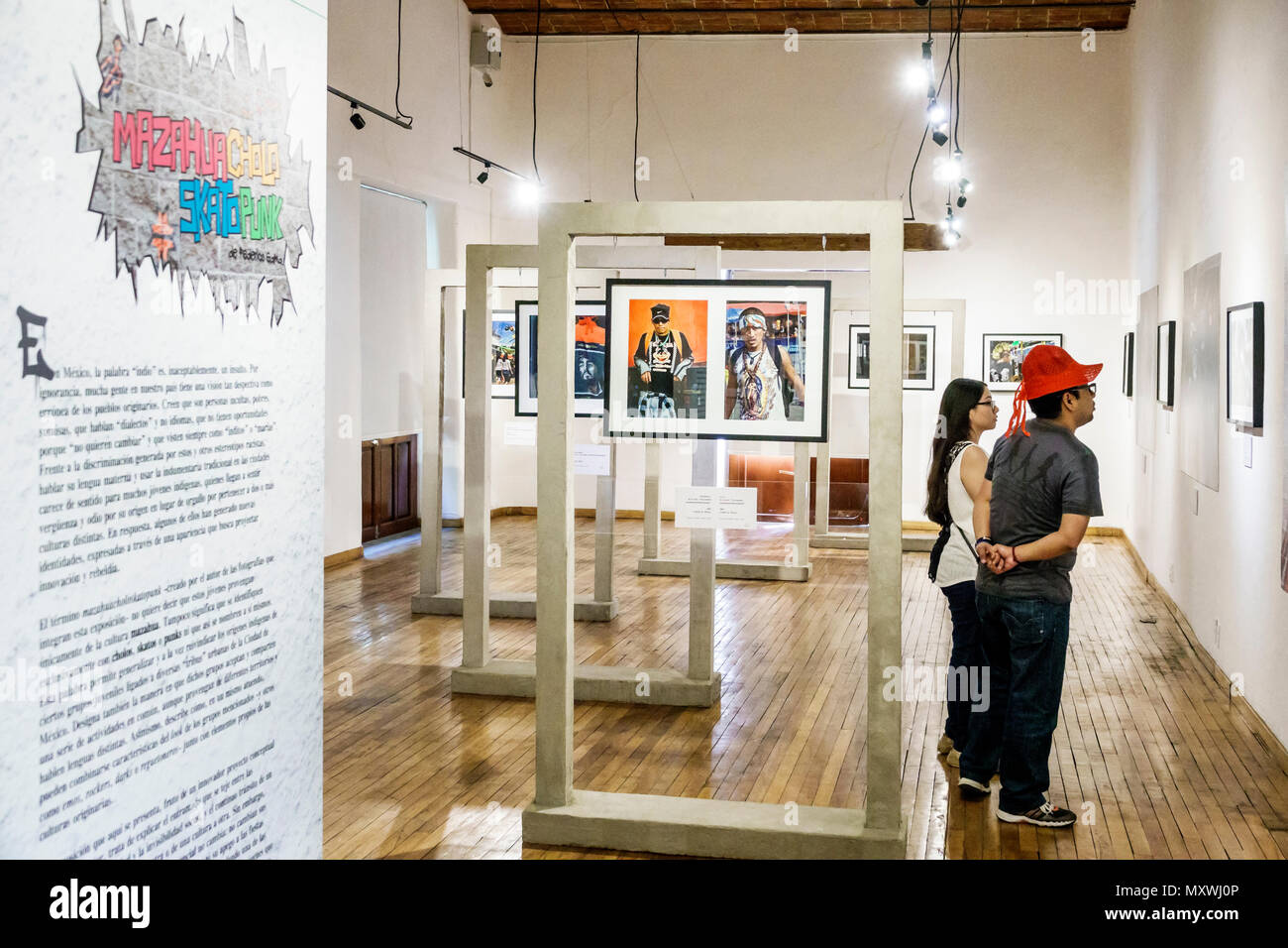 Città del Messico, Messico, etnia latina ispanica, Colonia Morelos, Museo Indigena Antigua Aduana de Peralvillo, Museo indiano Indigena MI, Foto Stock