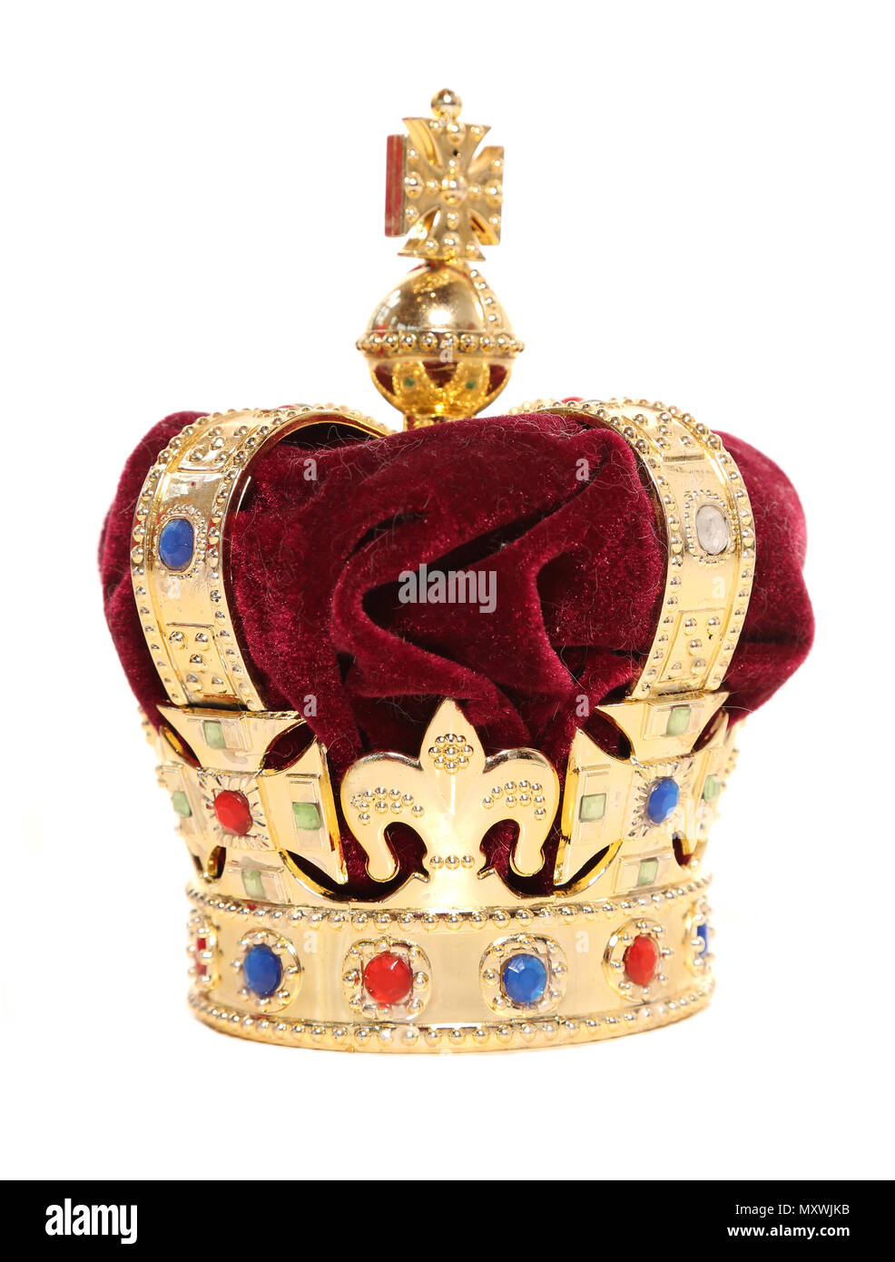 Toy crown per vestire il gioco di ruolo ritagliato Foto Stock
