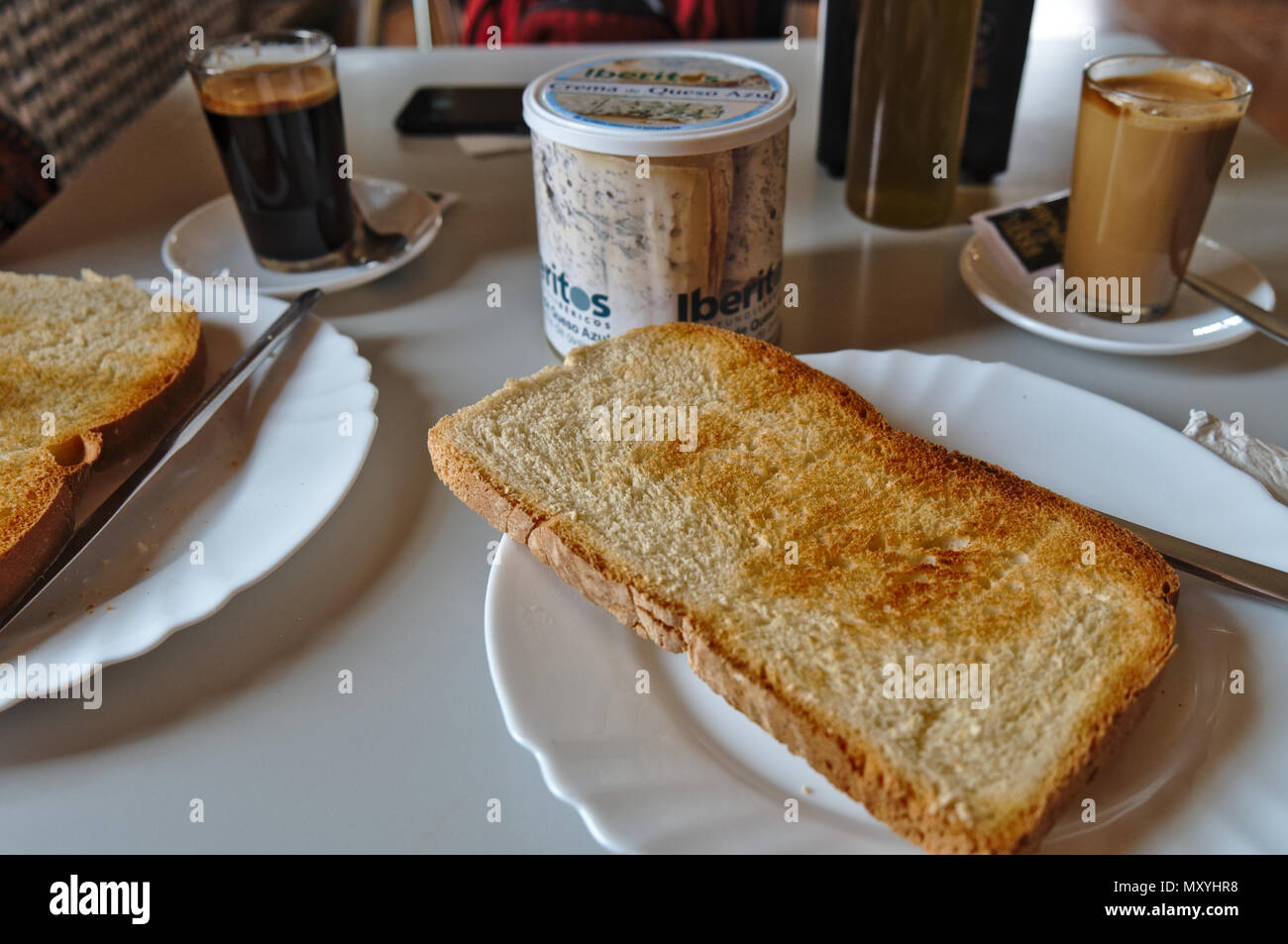 Prima colazione spagnola Foto Stock
