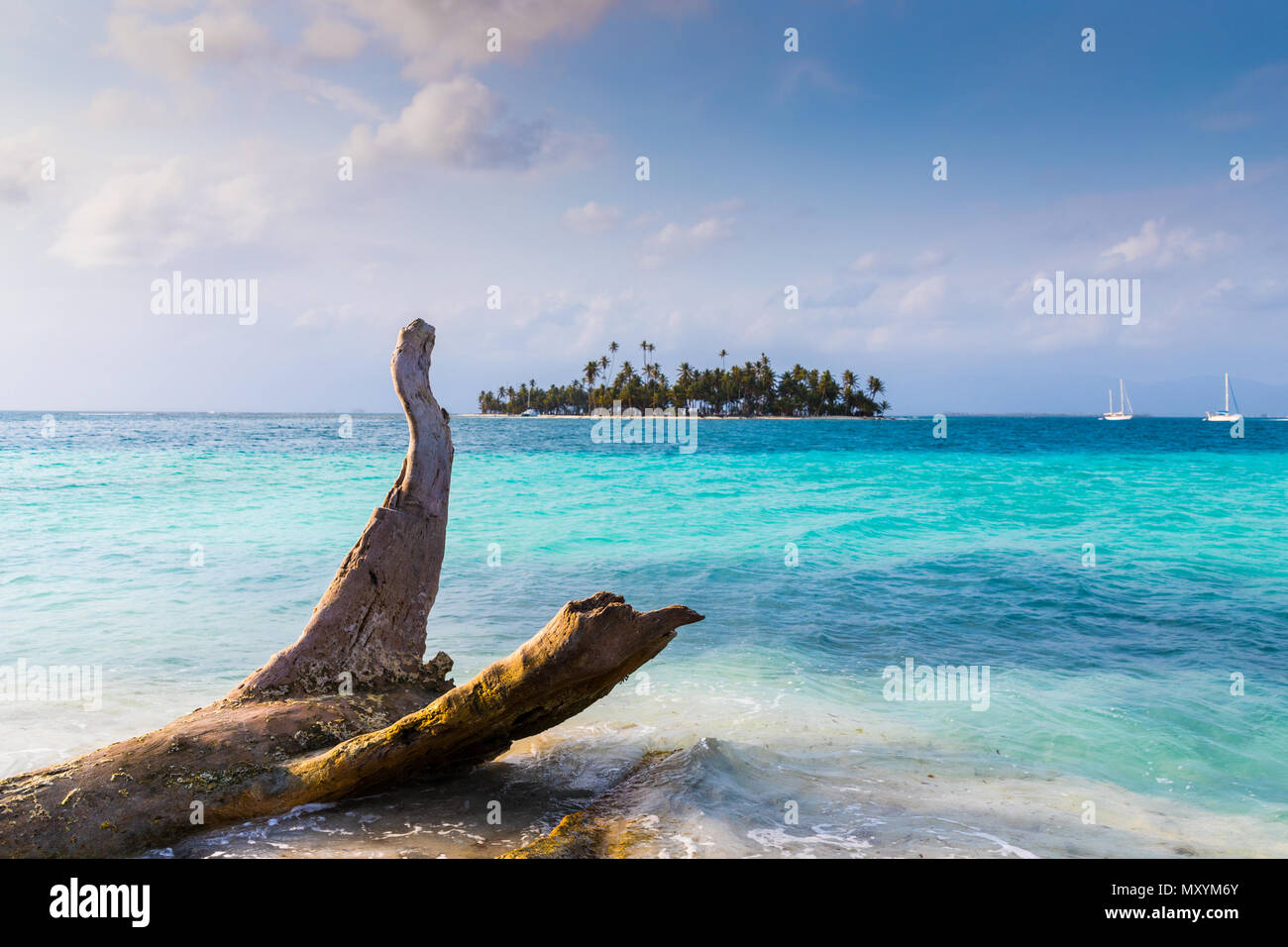 Isole San Blas a Panama Foto Stock