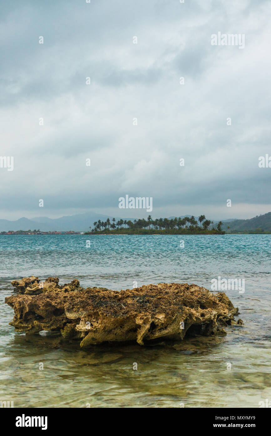 Isole San Blas a Panama Foto Stock