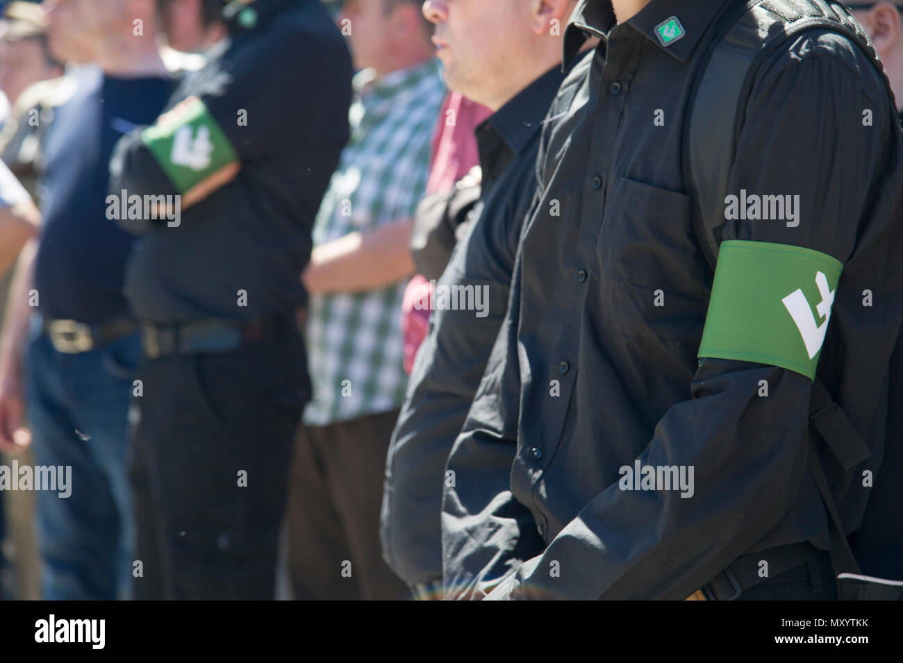 Oboz Narodowo Radykalny ONR (radicale nazionale Camp) a Varsavia in Polonia. 12 maggio 2018 © Wojciech Strozyk / Alamy Stock Photo Foto Stock