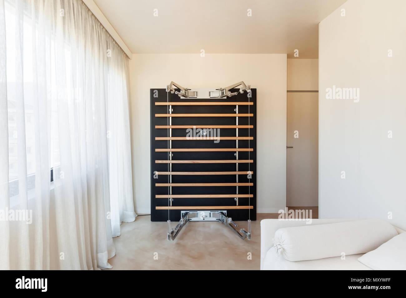 Appartamento in edificio di nuova costruzione, sala fitness Foto Stock