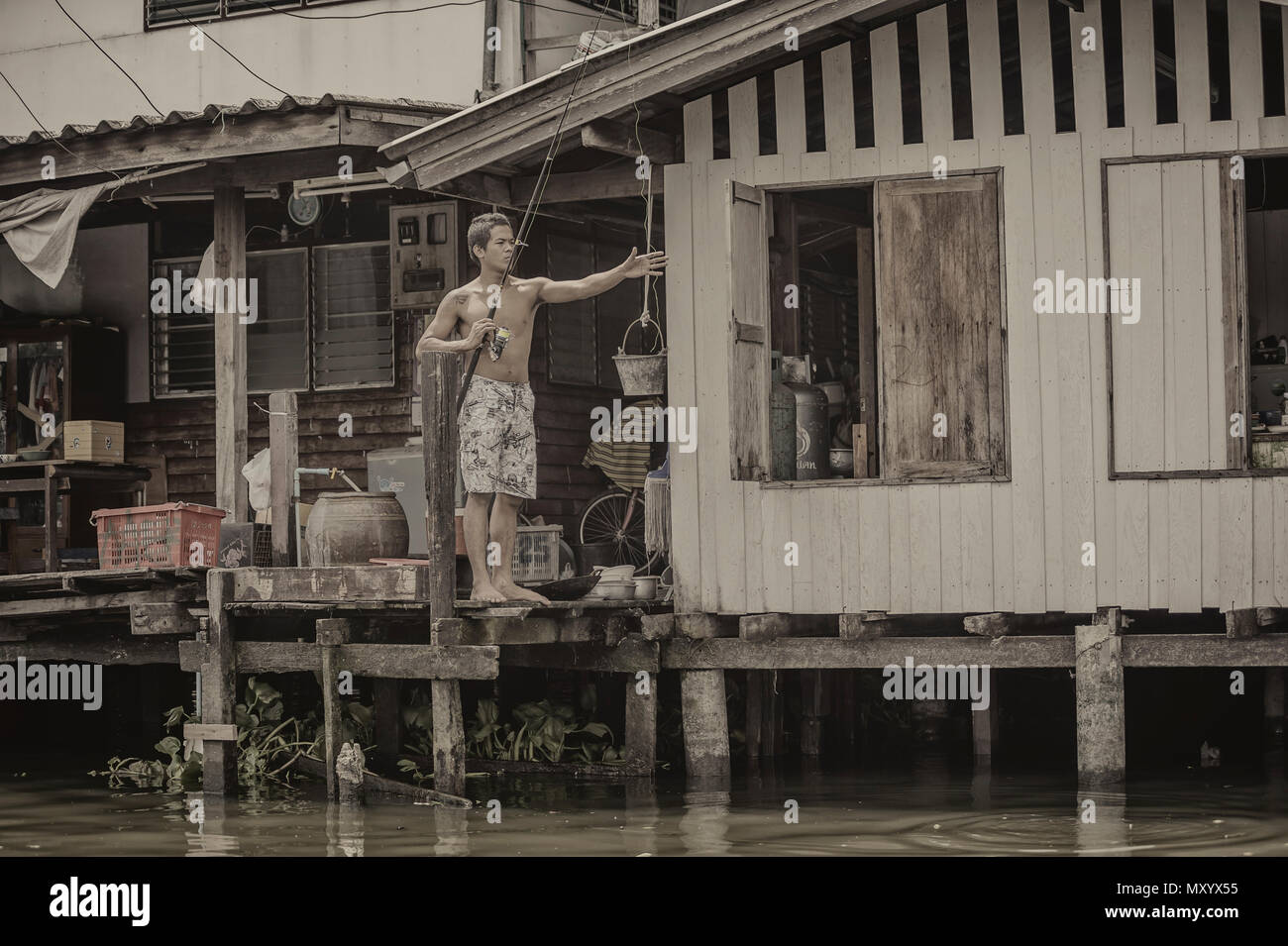 Bangkok di lagune, Thailandia Foto Stock