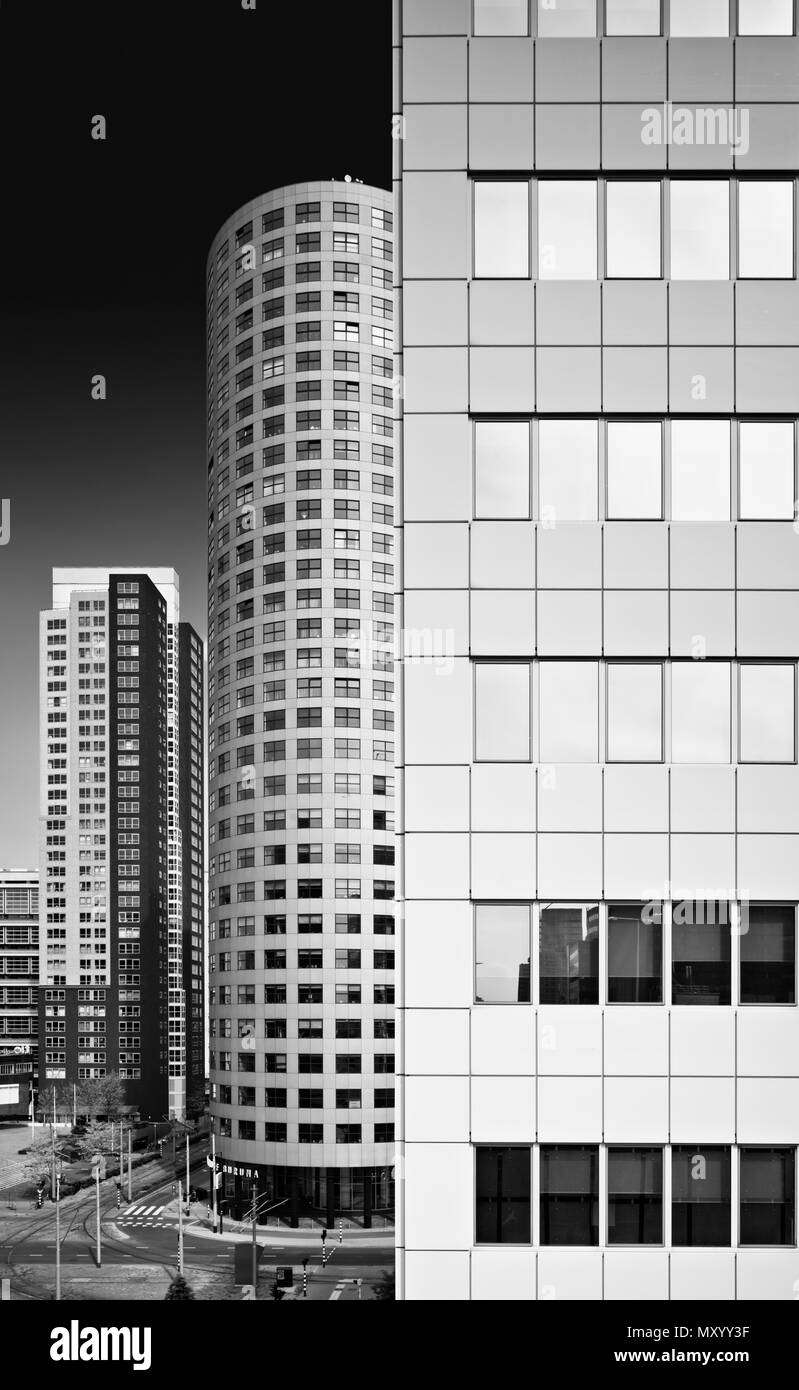 Gli uffici di Rotterdam Foto Stock