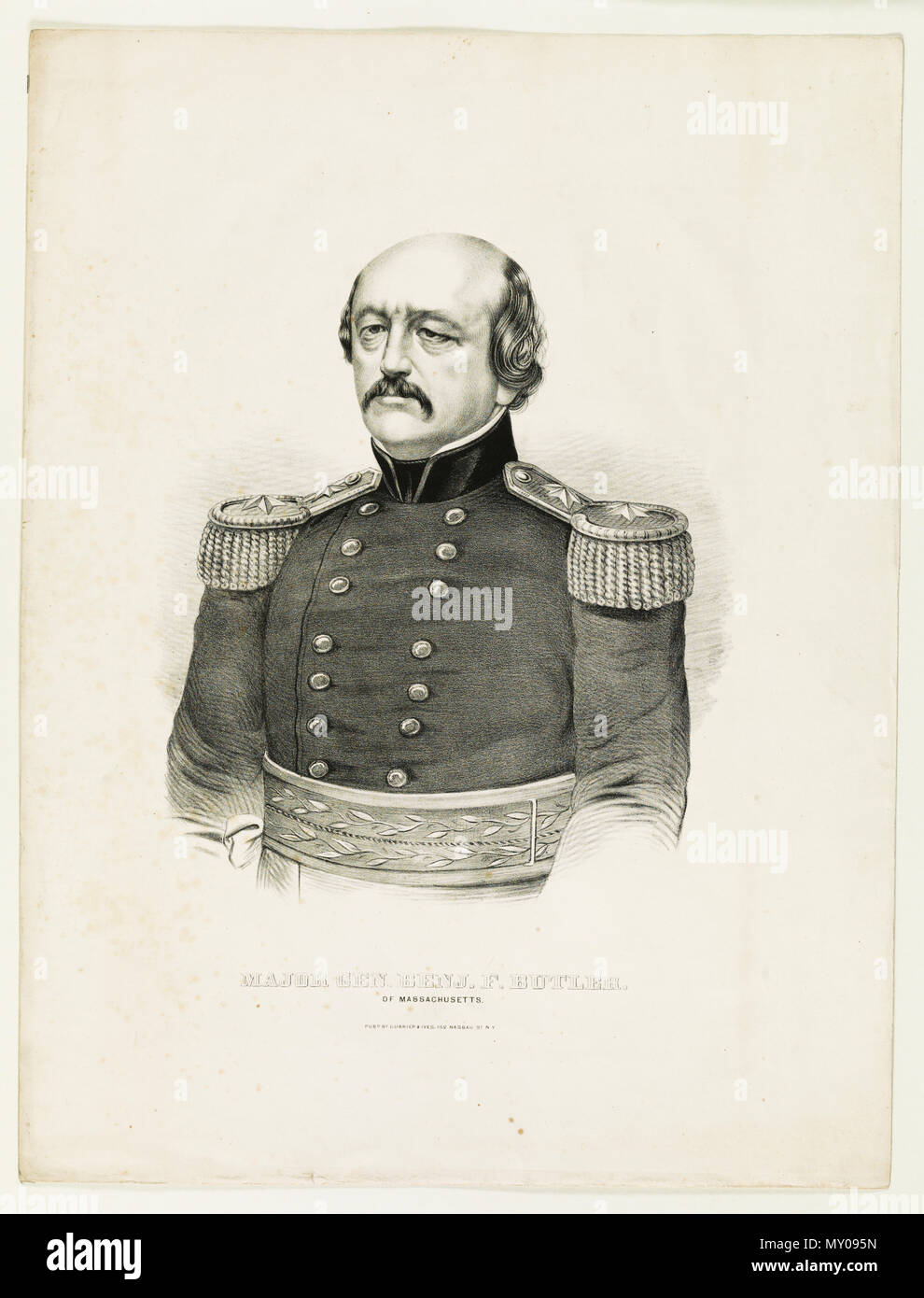 Principali Benj gen. F. maggiordomo del Massachusetts c 1856-1907 Foto Stock