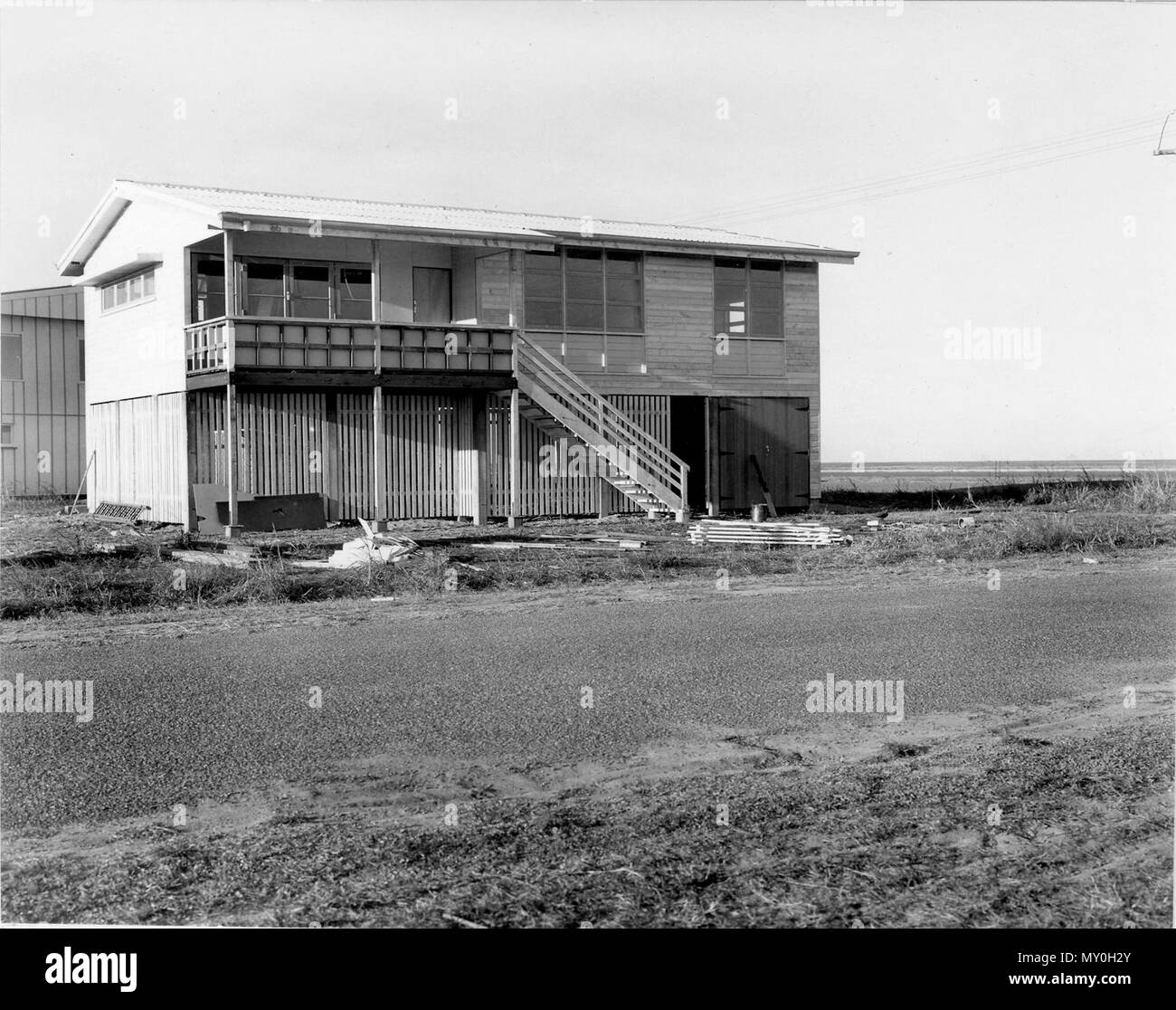 Il commissario della casa di Oriente Mackay, Giugno 1968. Una delle molte case costruite in Oriente Mackay per Queensland dipendenti del governo alla fine degli anni sessanta Foto Stock