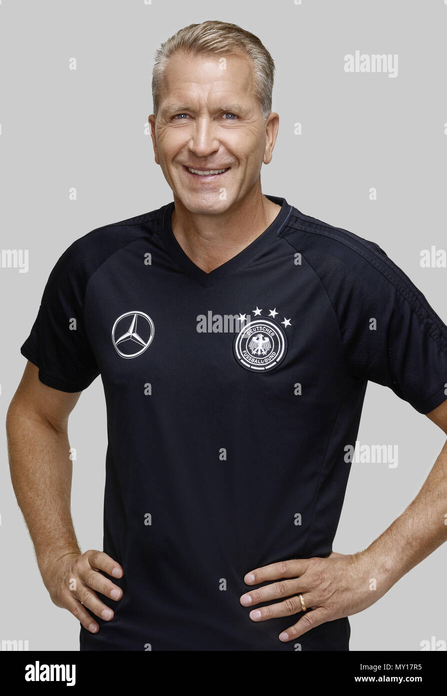 Appiano, Italia. 5° giu, 2018. Team DFB ritratti, Soccer, Appiano, Giugno 05, 2018 Andreas KOEPKE , Torwarttrainer DFB tedesco di calcio Team Nazionale ritratti, Appiano, Italia, Giugno 05, 2018, STAGIONE 2017/2018 © Peter Schatz / Alamy Live News Foto Stock