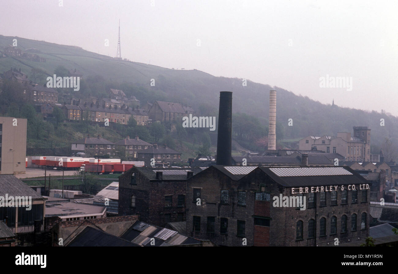 Chiuso fabbriche in Sheffield nei primi anni ottanta Foto Stock