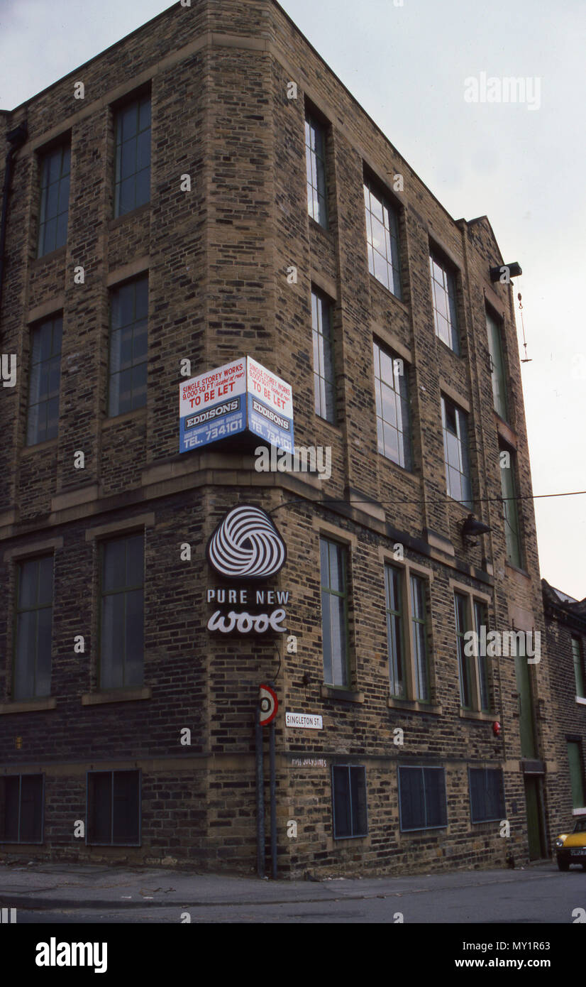 Chiuso fabbriche in Sheffield nei primi anni ottanta Foto Stock