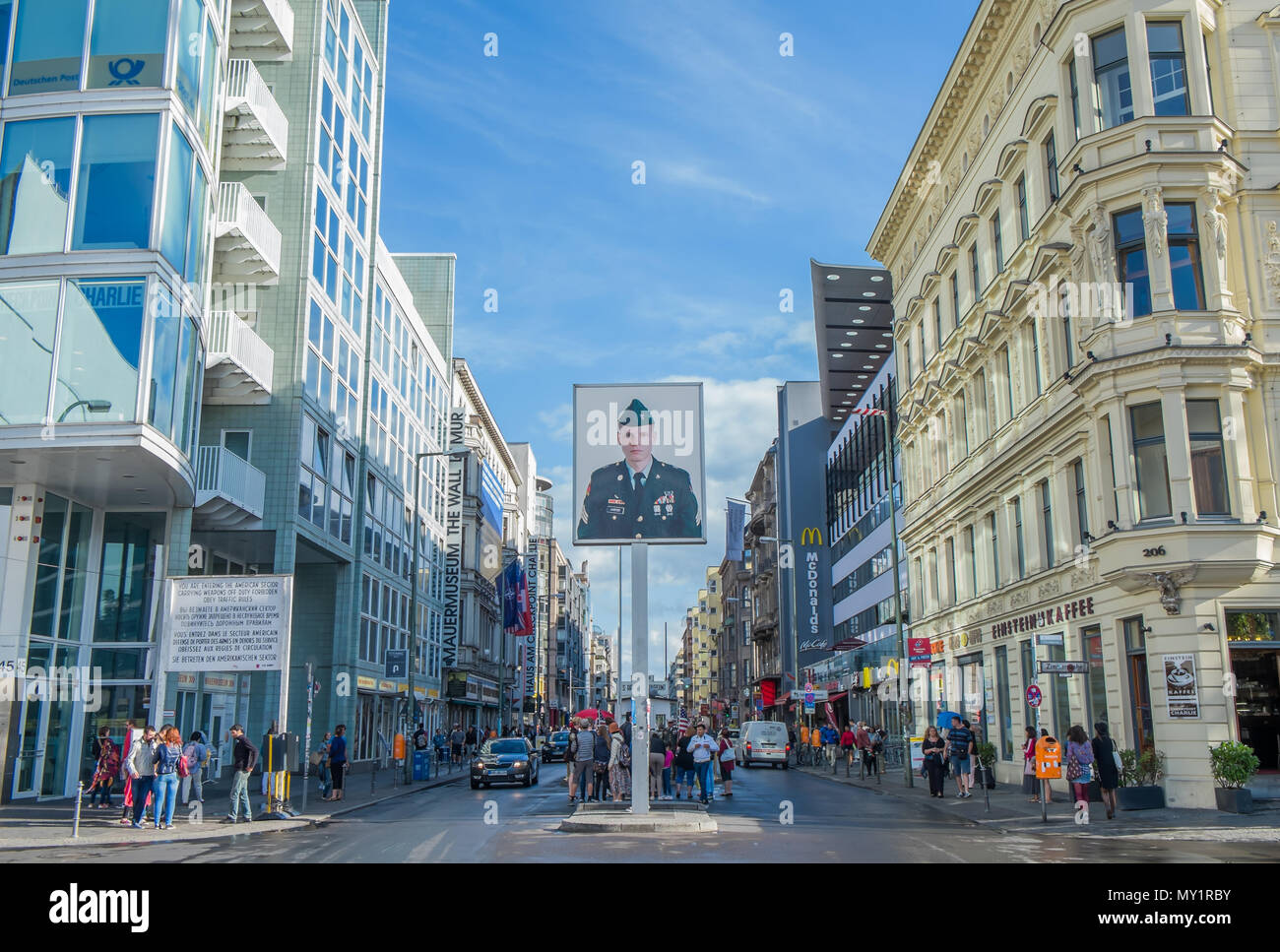 Check Point Charlie Foto Stock