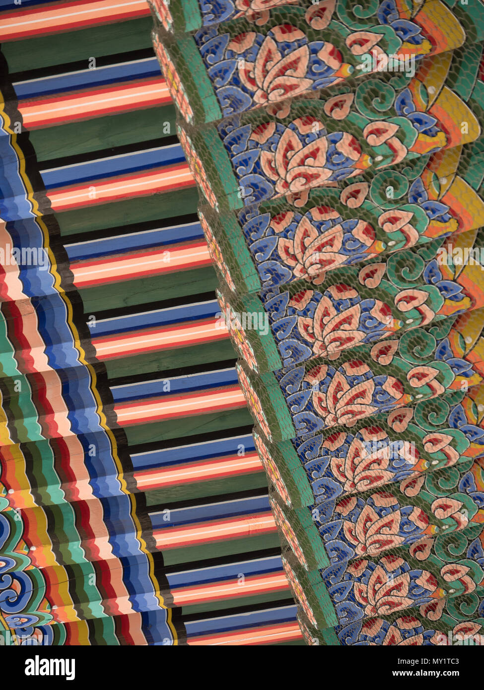 Tempio in Corea del Sud Foto Stock