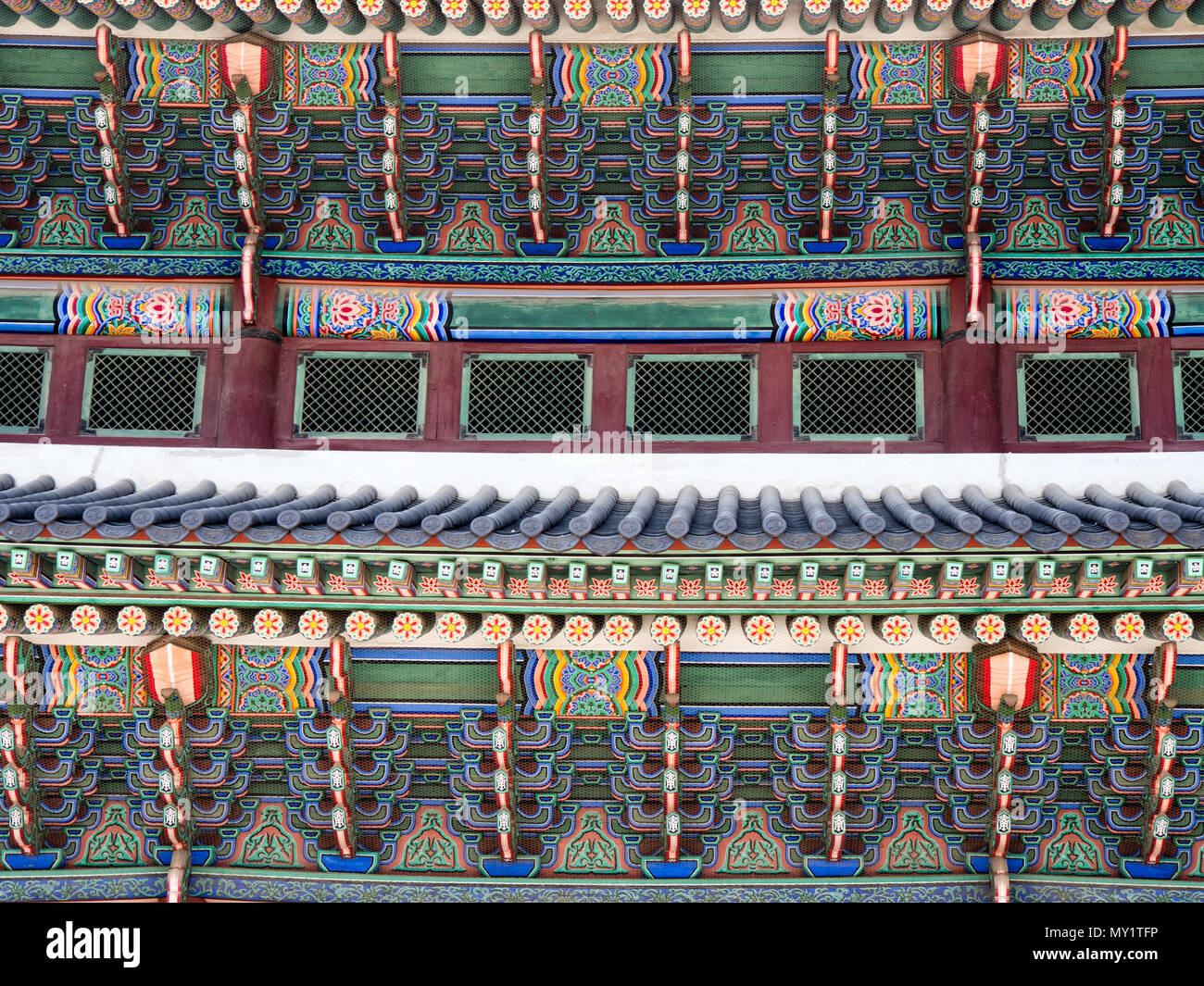 Tempio in Corea del Sud Foto Stock