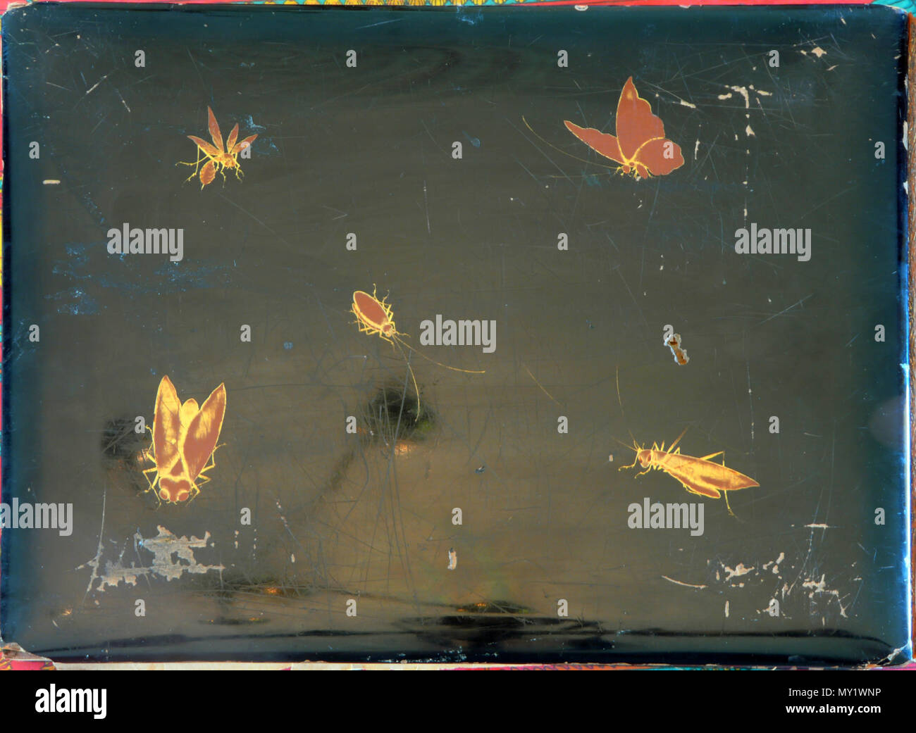 . Inglese: fotografia dipinta dal Giappone, risalenti a prima del 1886, secondo una nota scritta sull'album contenente le fotografie. Presunto autore della foto originale: Adolfo Farsari. Français: Photographies peintes du Japon datant d'avant 1886, d'aprés une nota marqué sur le livret contenant les photos. Auteur présumé des photos originales: Adolfo Farsari. . Prima di 1886. Adolfo Farsari (1841 - 1898) fotografie HDR da Esby (PARLA) 269 Japon-1886-46 Foto Stock