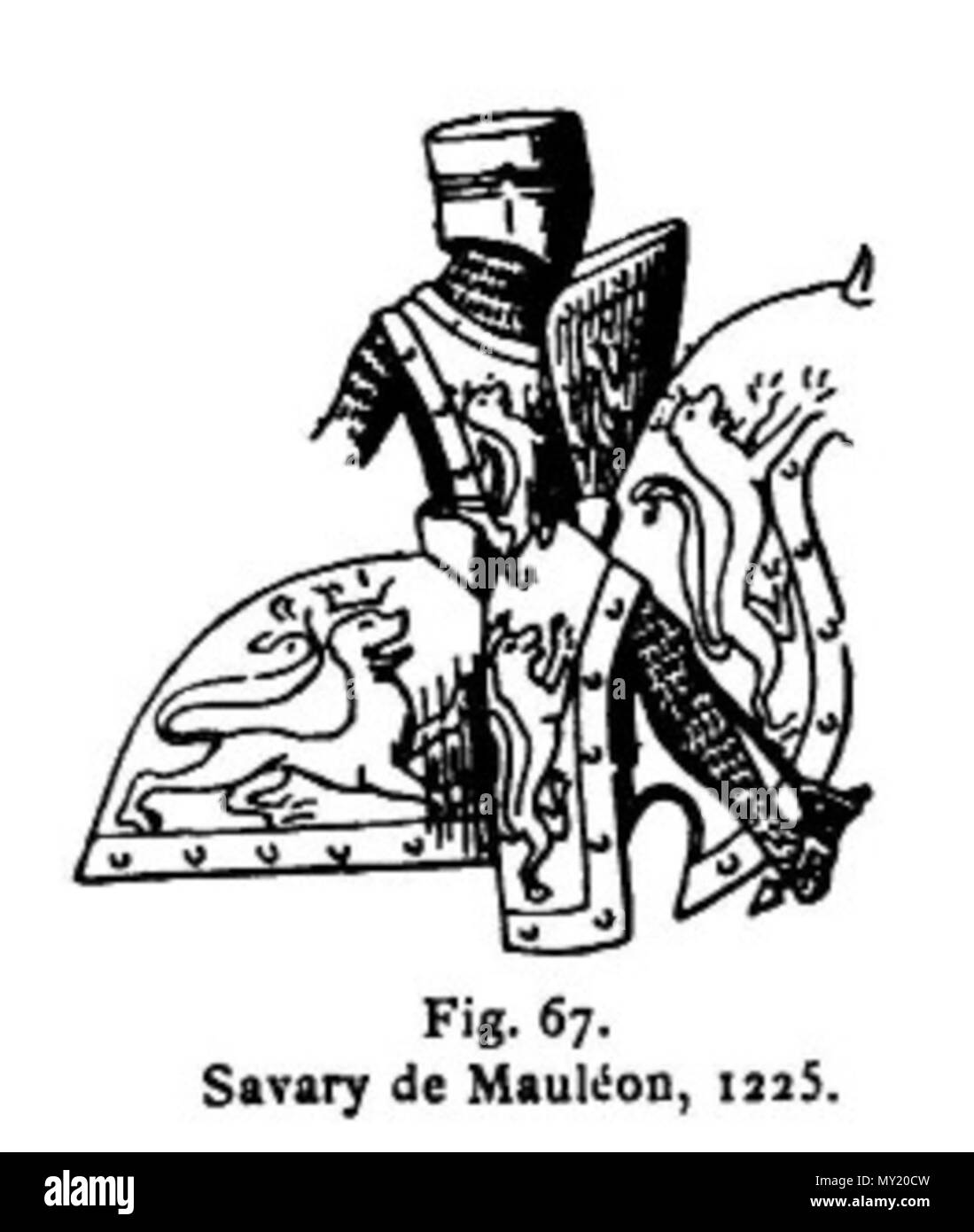 476 Savary de Mauléon Foto Stock