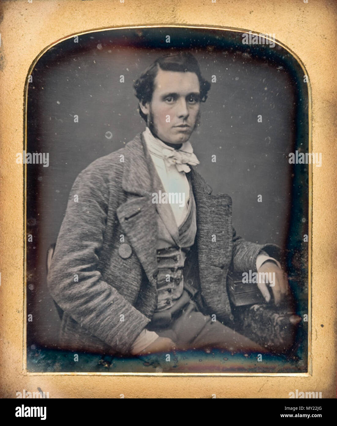 184 Fotógrafo norte-americano - Daguerreótipo Foto Stock