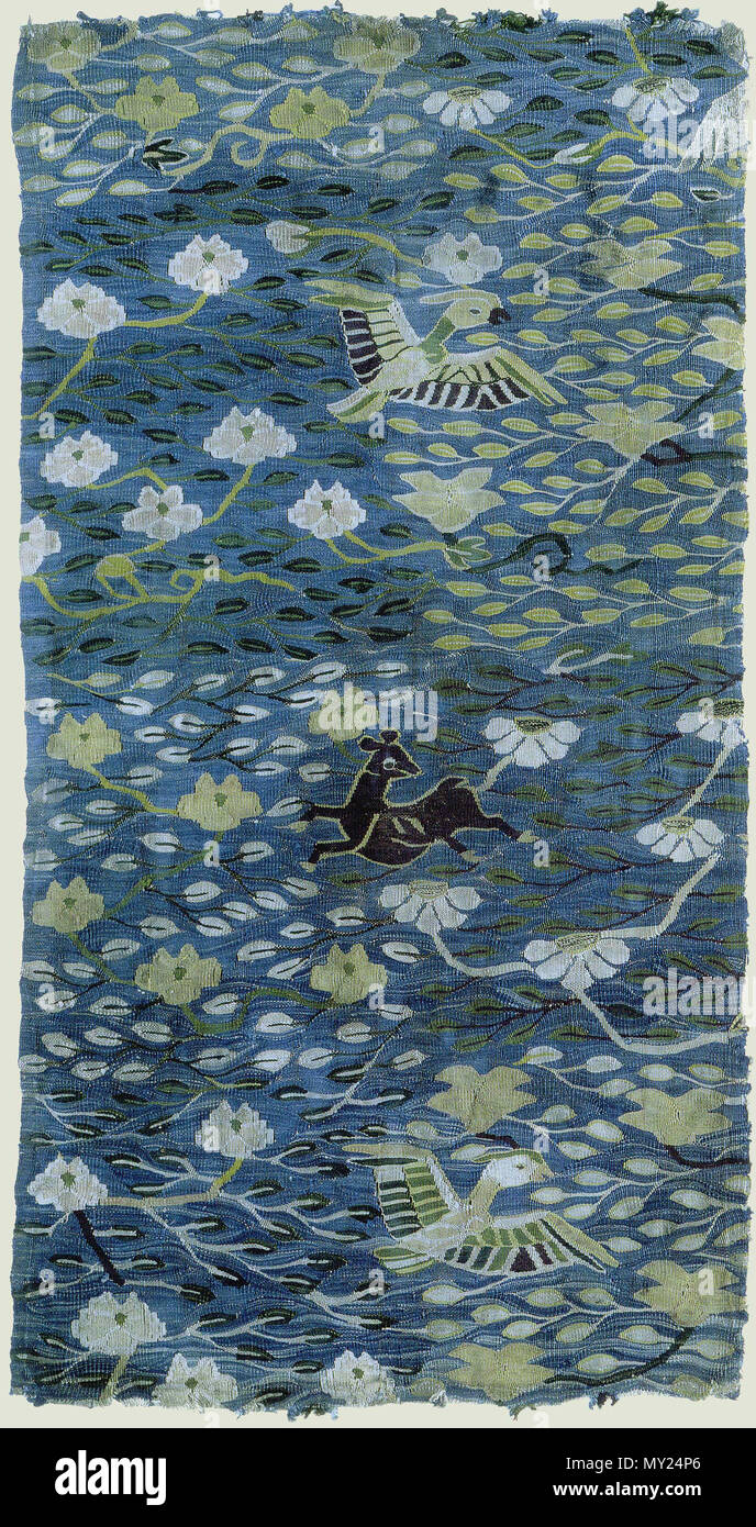 . Arazzo, Cina settentrionale della dinastia Song (960-1025). Altezza 53 cm, larghezza 27,5 cm. Musée national des arts asiatiques - Guimet, Parigi, inv. n. MA 5964 . Decimo o undicesimo secolo. sconosciuto / (della riproduzione) Musée national des arts asiatiques - Guimet, Paris 495 canzone arazzo Foto Stock