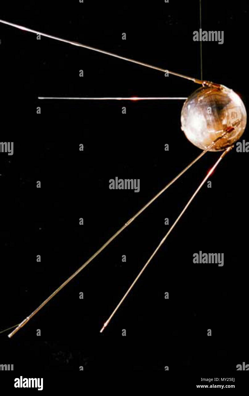 . Inglese: Sputnik 1 Македонски: Спутник 1 . Korolev 498 Sputnik-1 Foto Stock