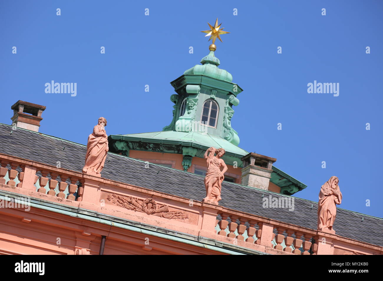 Rastatt palazzo residenziale - Residenzschloss Rastatt - Germania Foto Stock