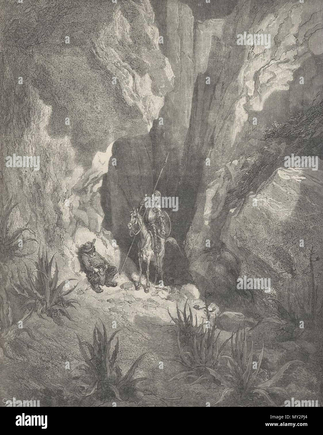 . Inglese: La Divina Commedia illustrazione da Gustave Dore. Il 24 febbraio 2016. Giulio Campagnola, Gustave Dore 519 La Divina Commedia I Foto Stock