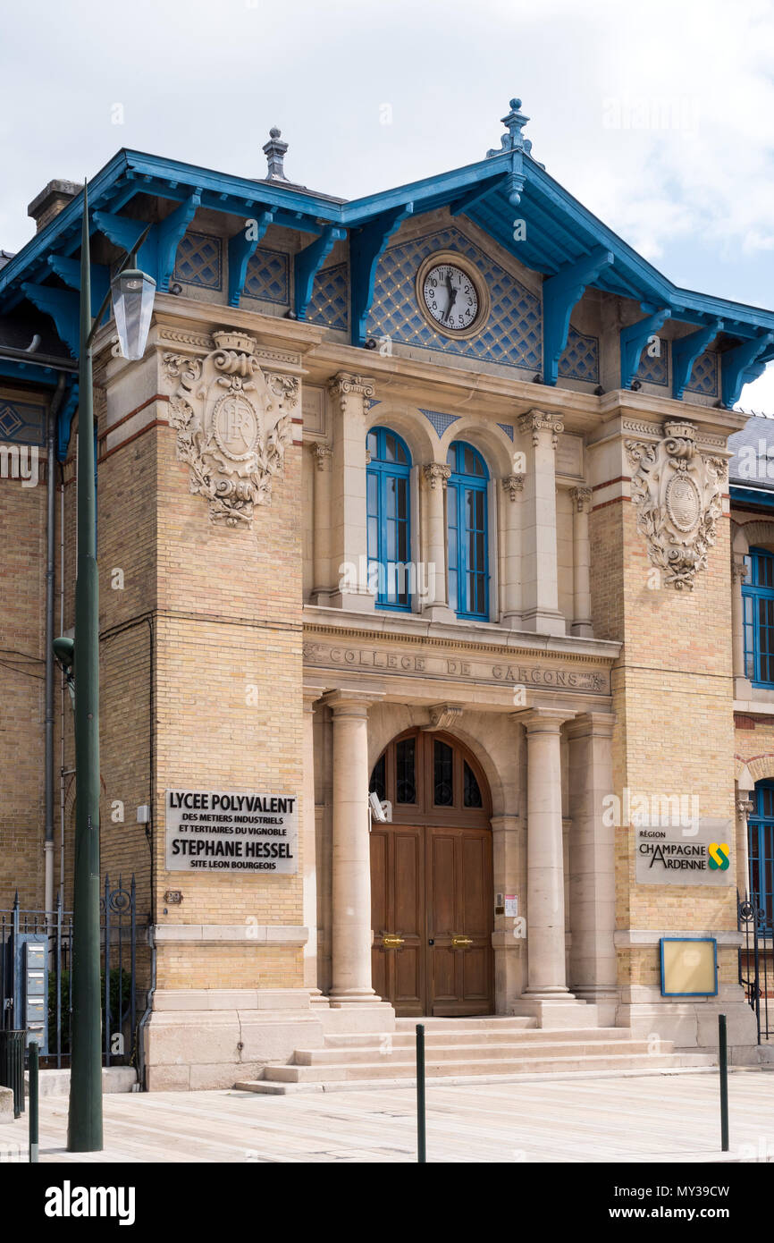 Avenue de Champagne Epernay Marne Grand Est Francia Foto Stock