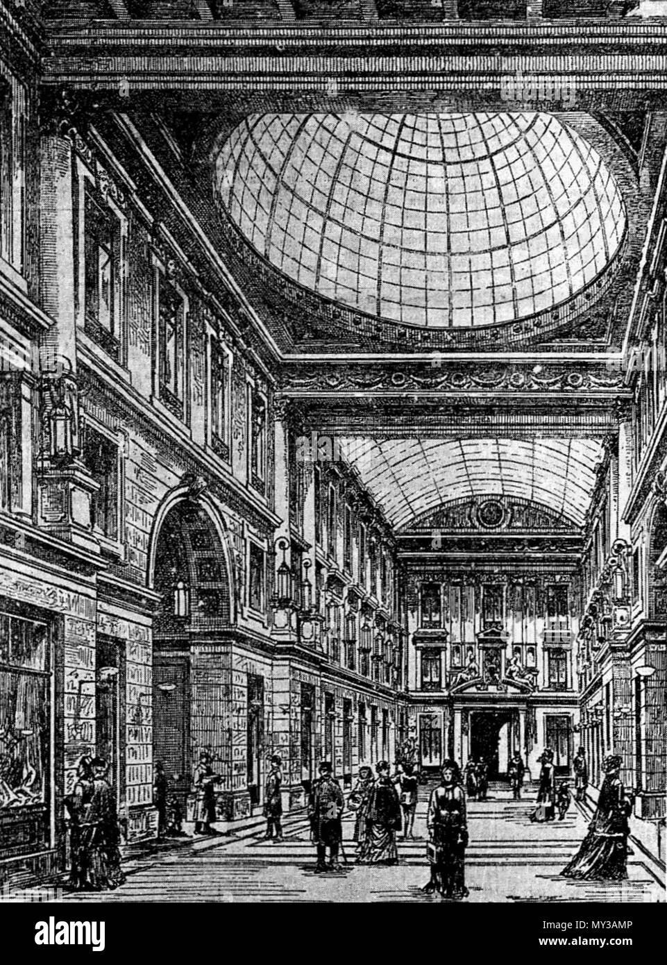 561 Wien Kärntner-Hof-passaggio 1878 Foto Stock