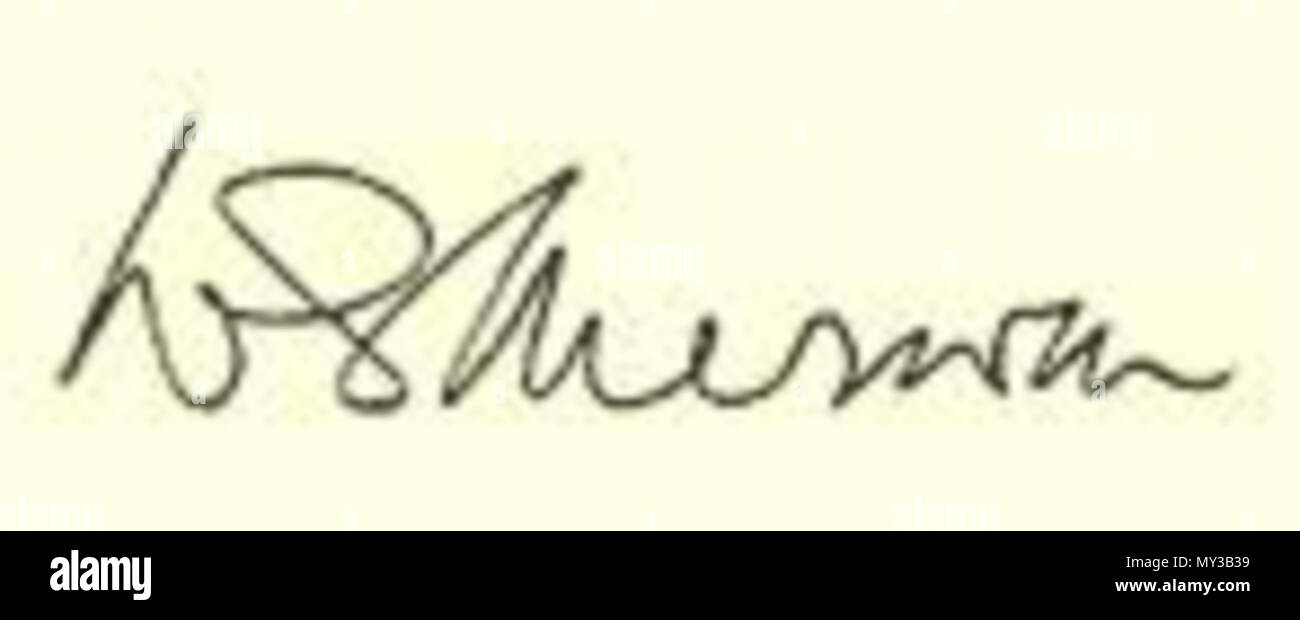 . Français : Firma de W.S. Merwin . 13 luglio 2014, 22:15:36. W.S. Merwin 568 WSMerwin Foto Stock