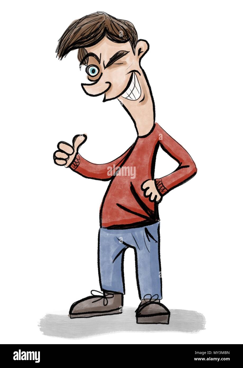 Illustrazione tuttofare Foto Stock