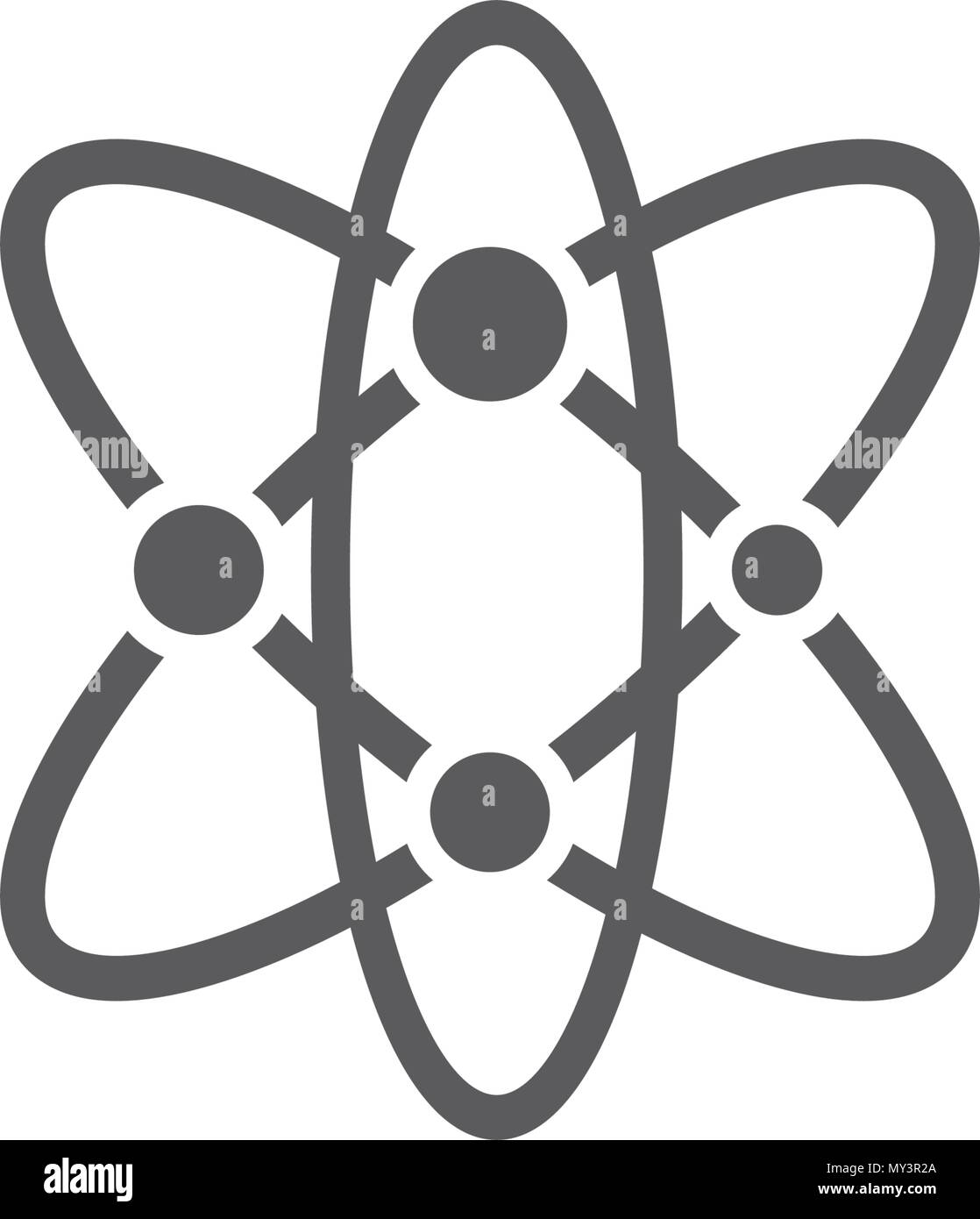 Salute medica Lab modello Logo illustrazione vettoriale Illustrazione Vettoriale