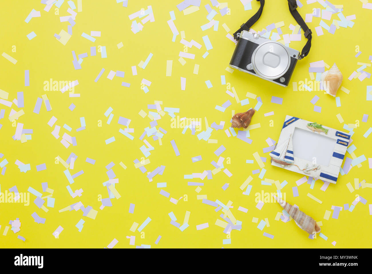 Table Top Visualizza Immagine Aerea Di Estate E Oggetti Da