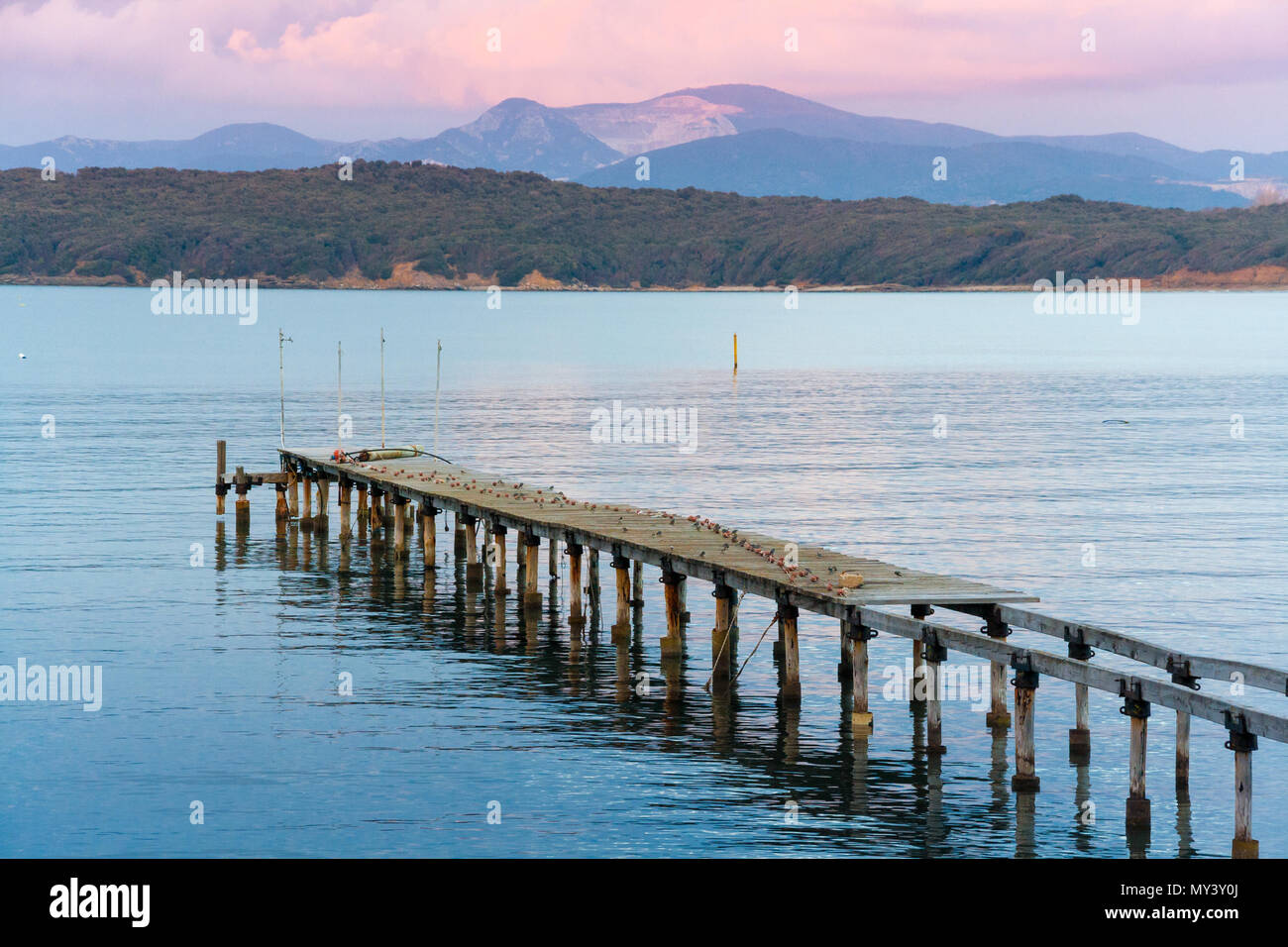 Baratti è una frazione del comune di Piombino in provincia di Livorno, Italia Foto Stock