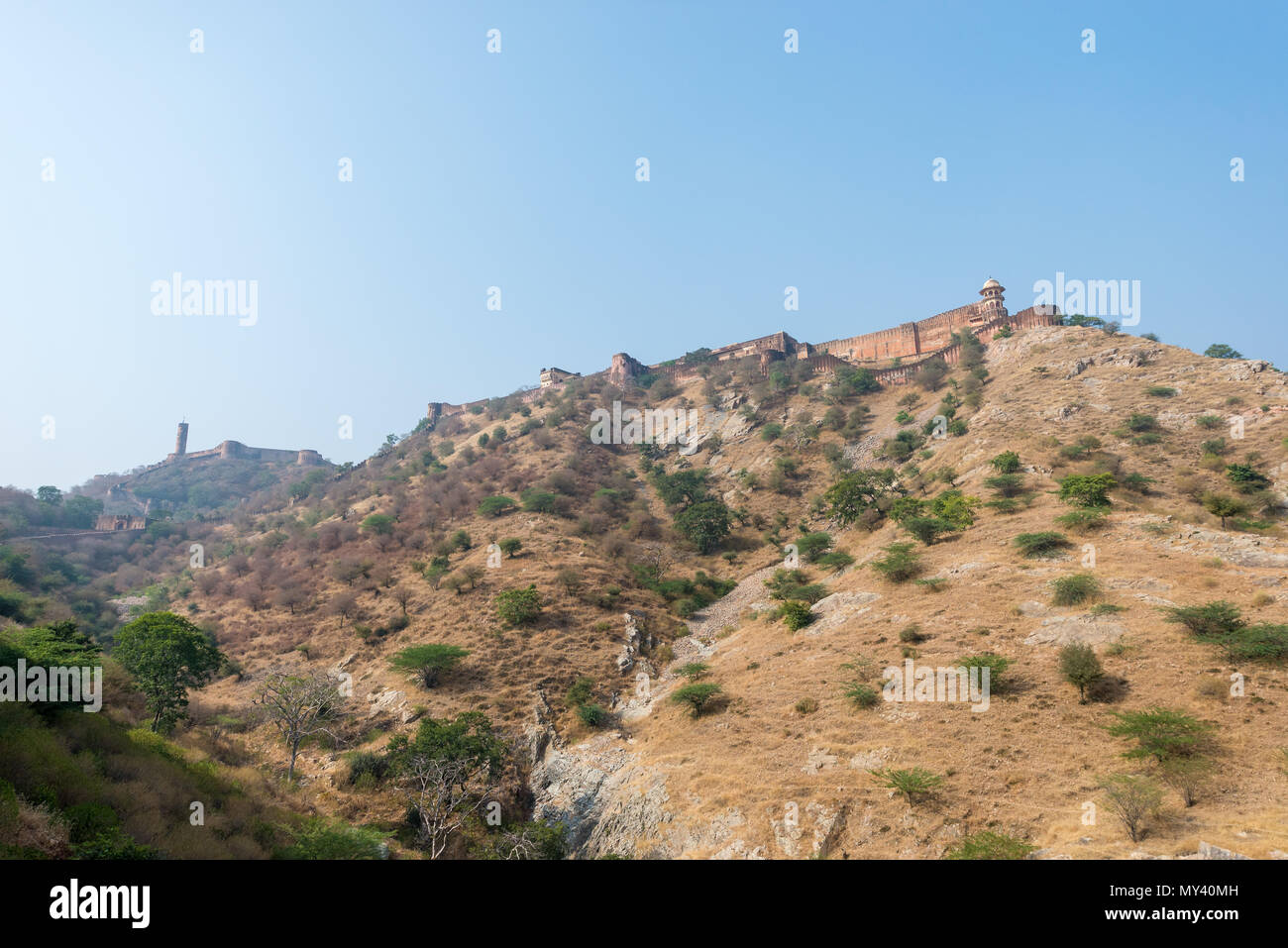 Fort Amber a Jaipur, Rajasthan Foto Stock