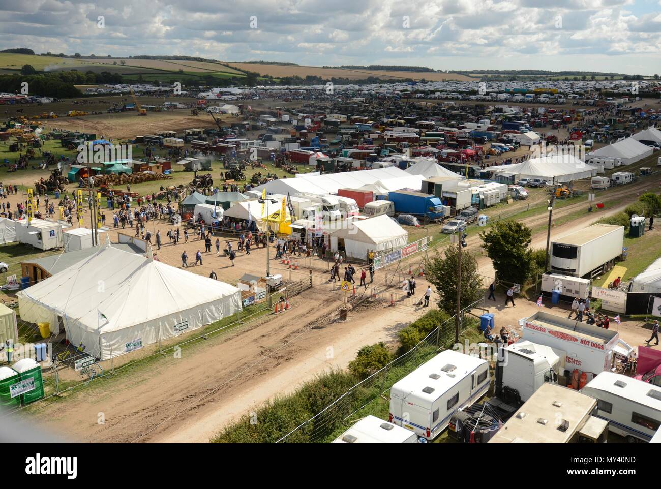 Il grande Dorset Fiera a vapore Foto Stock