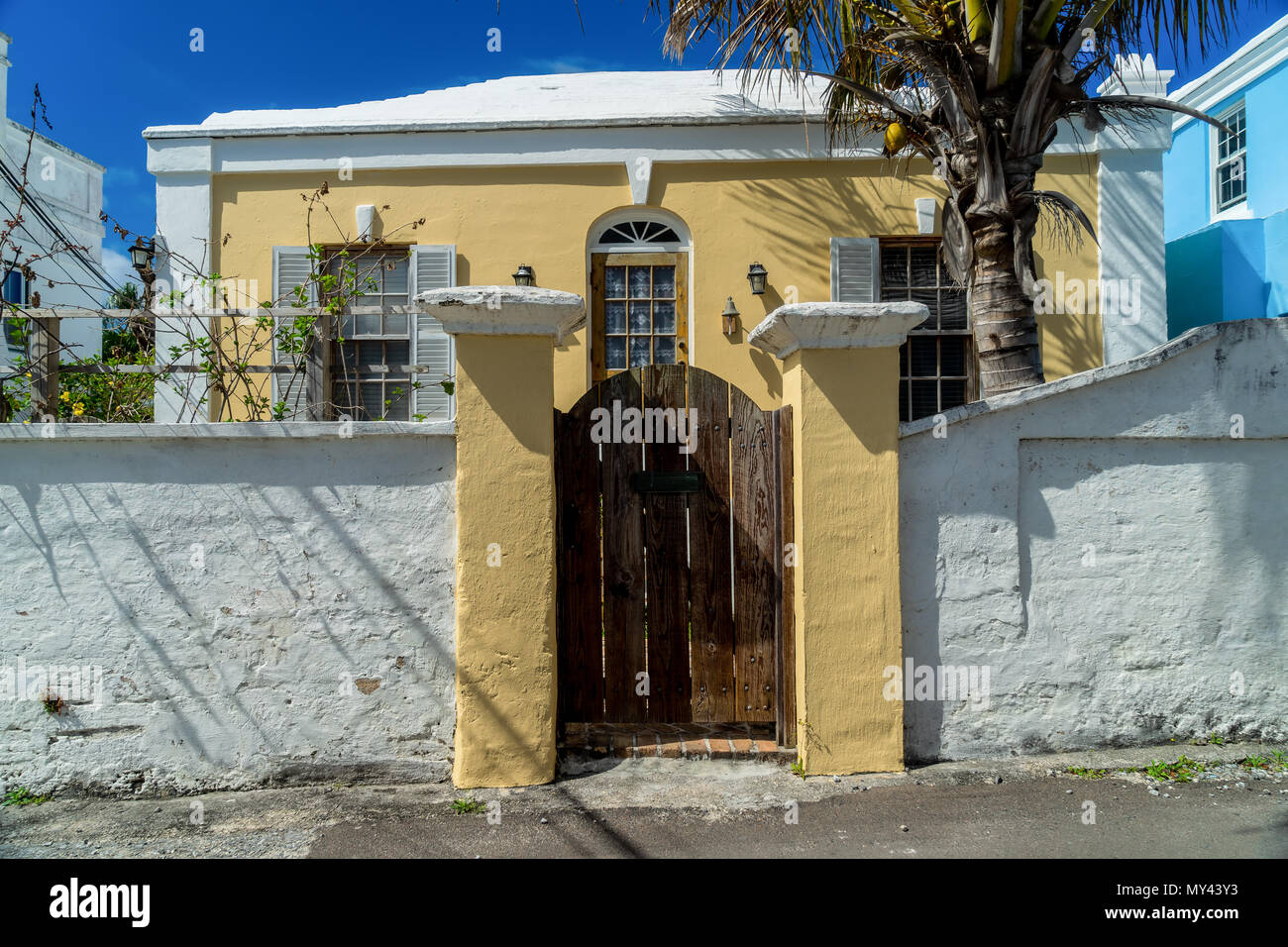 Architettura unica di una vecchia casa Berudian. Foto Stock