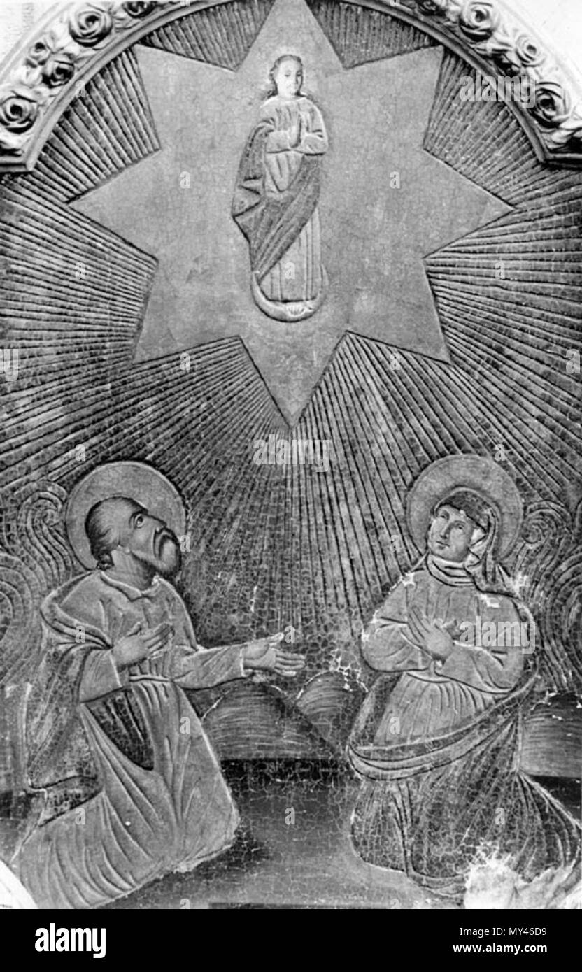 591 Маленне Яўхіма і Ганны. Абраз 2-й пал. XVIII ст. Жабінкаўскі р-н Брэсцкай вобл Foto Stock