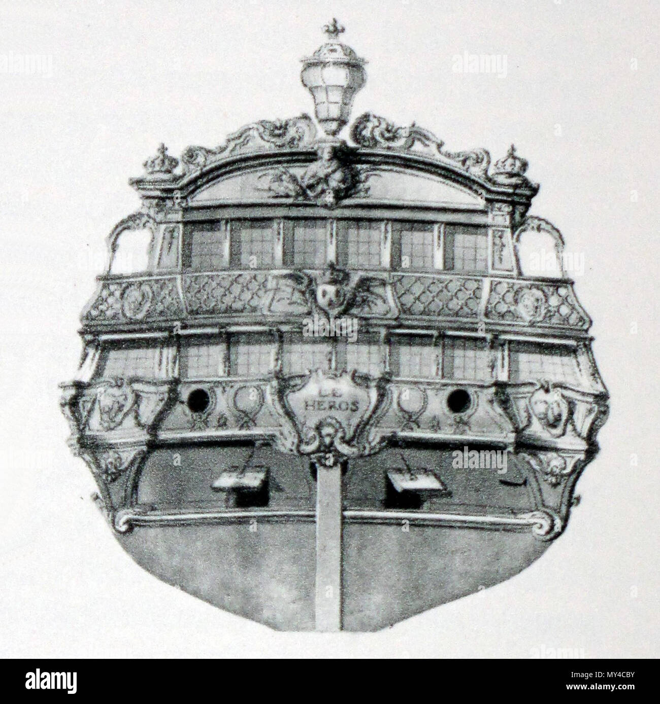 . Poppa di Héros . Disegno Contemporaneo. Unspecified 239 Heros img 3178 Foto Stock