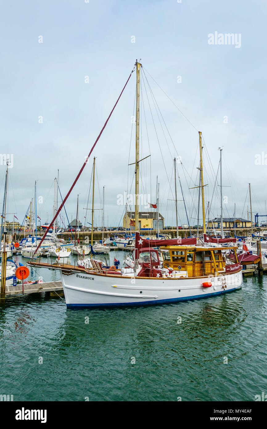 SSMV Starbuck,MFV617's intende utilizzare il tempo di guerra è stata come una alimentazione armati e recipiente di scorta. In seguito convertita in un peschereccio e quindi ripristinati su un p Foto Stock