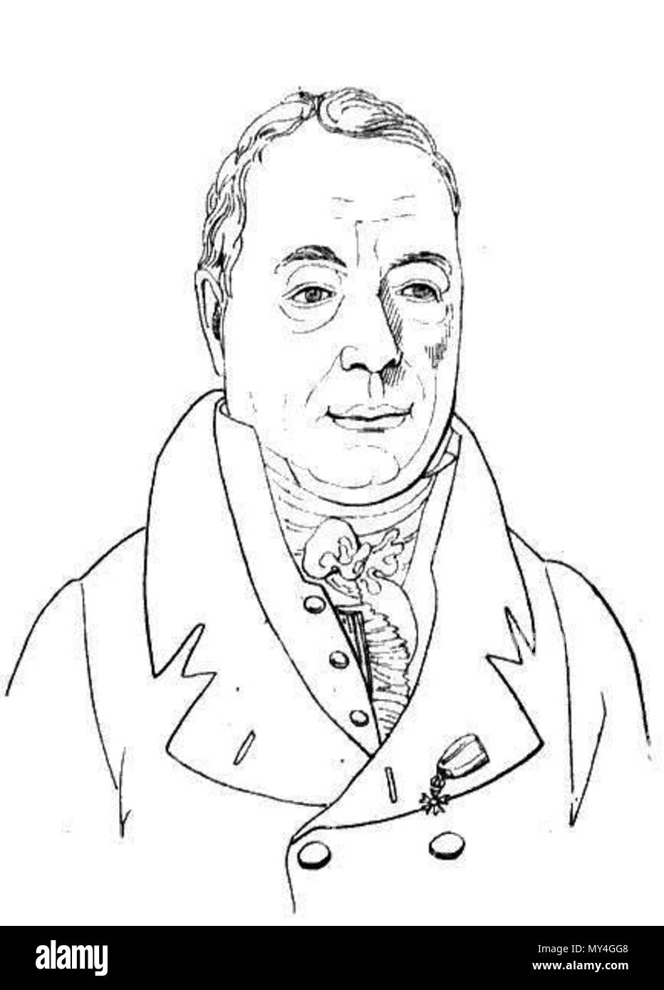 . "Girod de l'Ain, député'. 1822. Sconosciuto 213 Girod de l'Ain Foto Stock