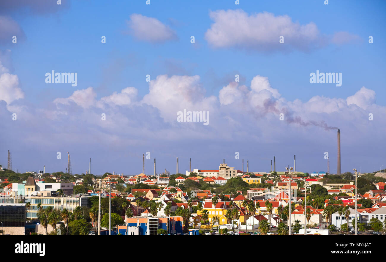 Fumaioli su Curacao Foto Stock