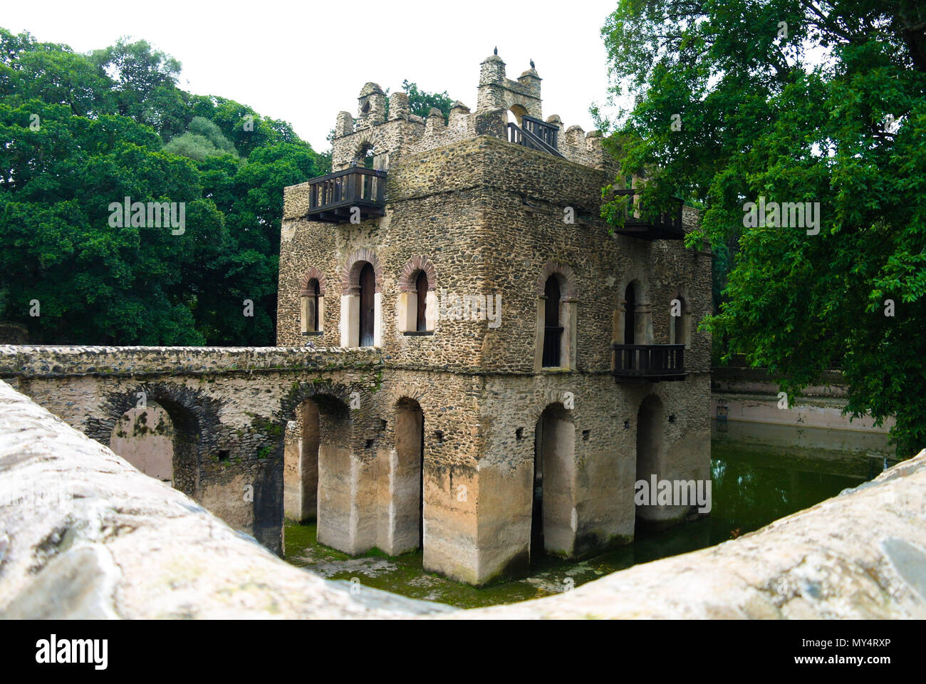 Bagno di Fasilides e piscina, Gonder, Etiopia Foto Stock