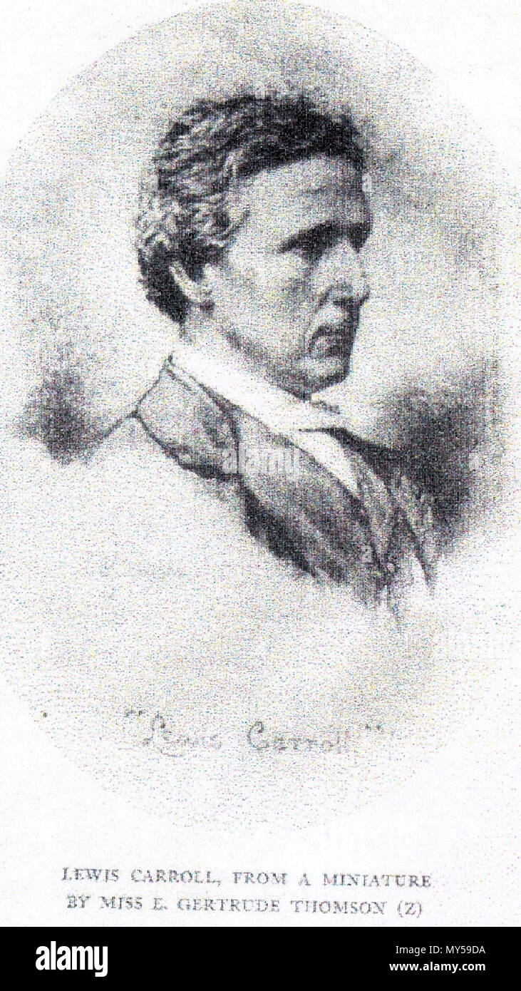 . Inglese: Disegno . 1 gennaio 1880. E Gertrude Thomson 322 Lewis Carroll MVAS Foto Stock