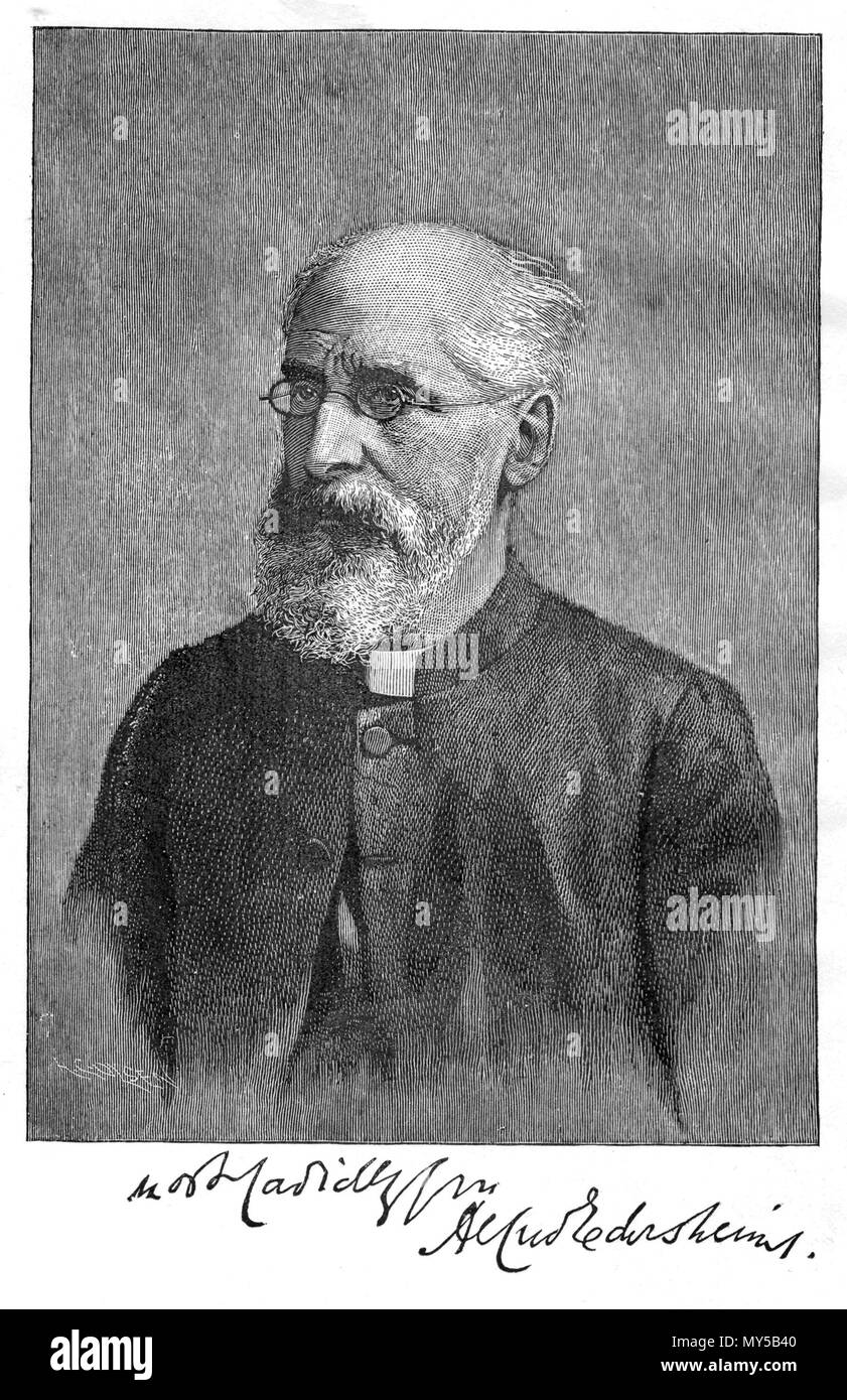 . Inglese: Alfred Edersheim (1825-1889), teologo Austrian-British. Xix secolo. 33 sconosciuto Alfred Edersheim Foto Stock