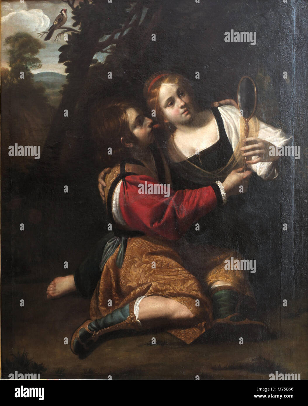 . Renaud e Armide . tra circa 1700 e circa 1750 451 Renaud e Armide-Italian anon-MBA Lyon H654-IMG 0349 Foto Stock