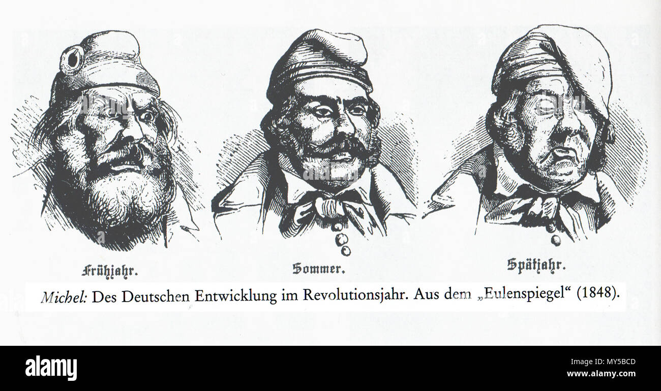 14 30 c.Михель в революции 1848 г. Foto Stock