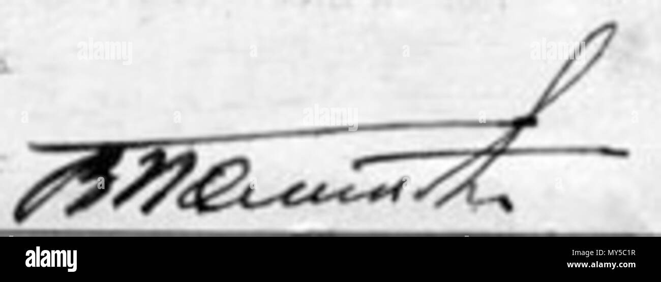 596 Поликовский В и подпись Foto Stock