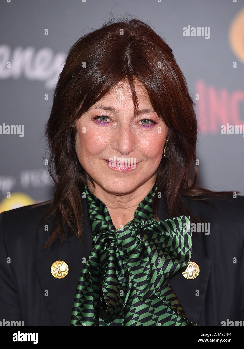 Hollywood, California, USA. 5 Giugno, 2018. Catherine Keener arriva per la premiere del film "Incredibili 2' al El Capitan theater. Credito: Lisa O'Connor/ZUMA filo/Alamy Live News Foto Stock