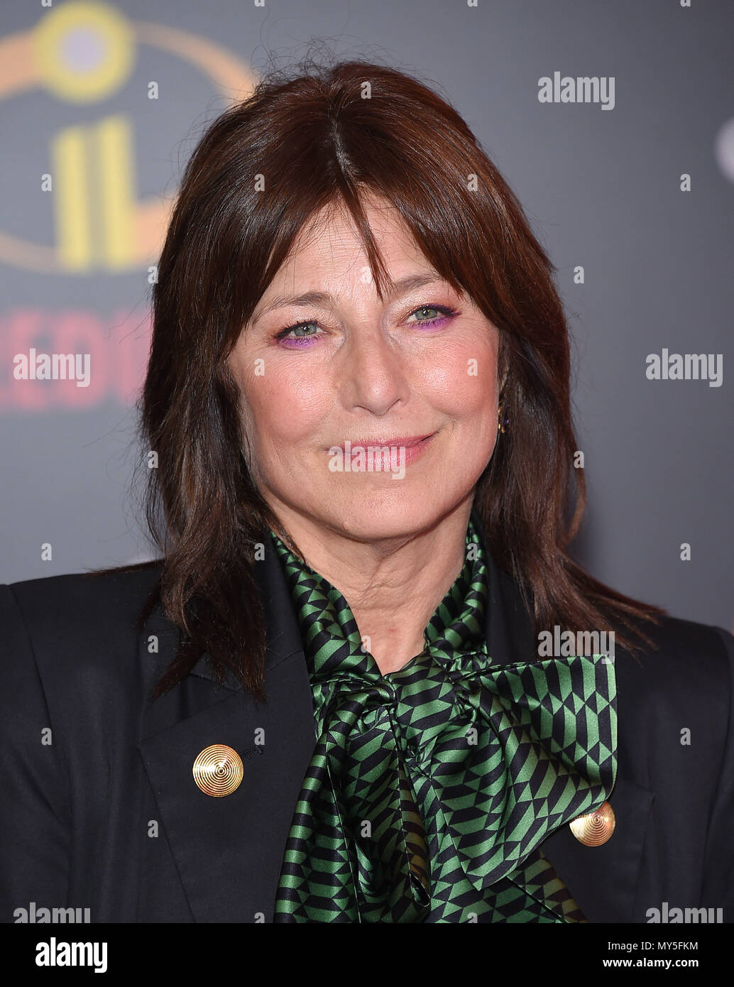 Hollywood, California, USA. 5 Giugno, 2018. Catherine Keener arriva per la premiere del film "Incredibili 2' al El Capitan theater. Credito: Lisa O'Connor/ZUMA filo/Alamy Live News Foto Stock