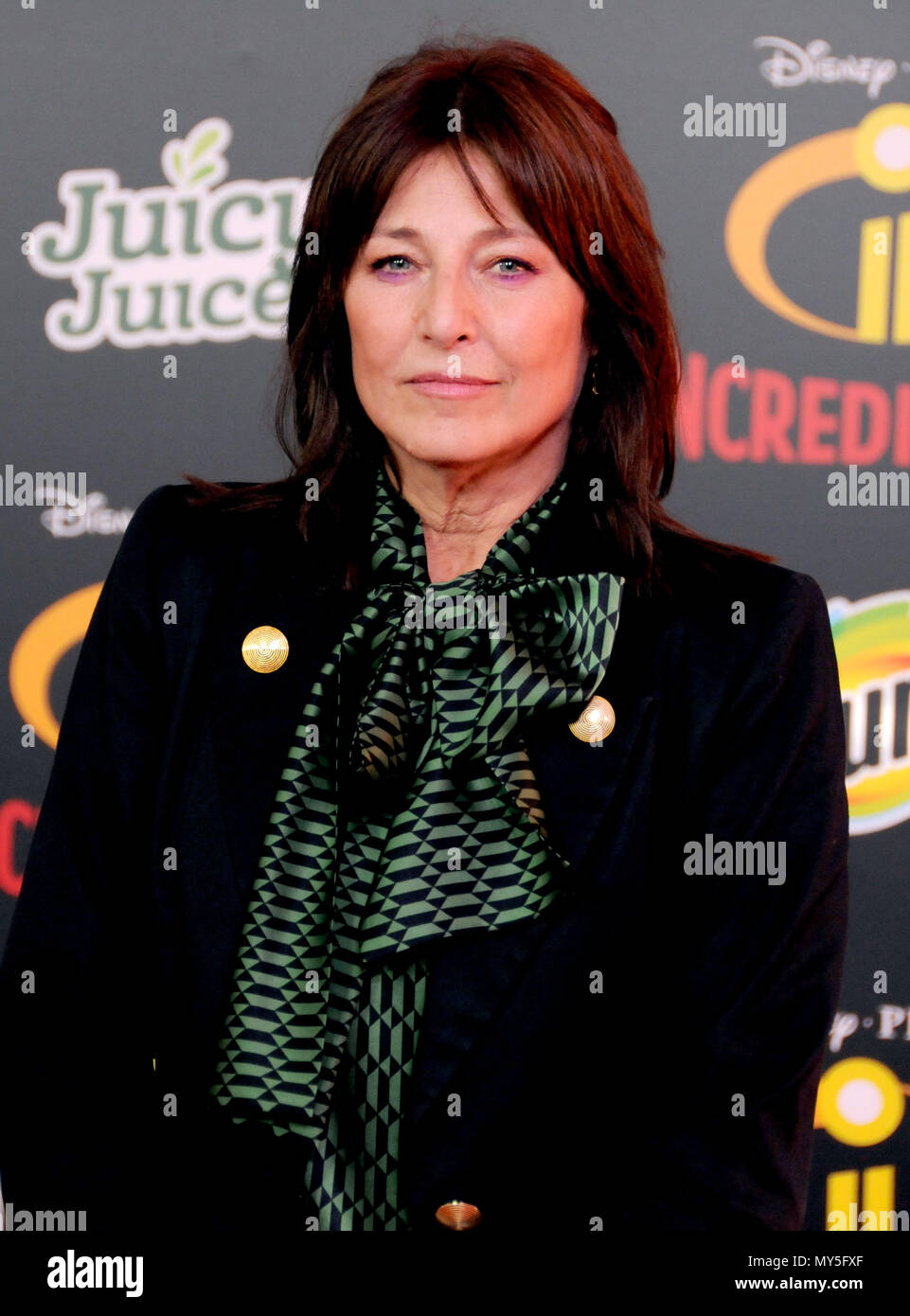 Los Angeles, Stati Uniti d'America. 5° giu, 2018. Attrice Catherine Keener assiste la Premiere mondiale di Disney e Pixar "Incredibili 2' al El Capitan theater il 5 giugno 2018 a Los Angeles, California. Foto di Barry re/Alamy Live News Foto Stock